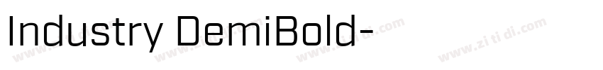 Industry DemiBold字体转换